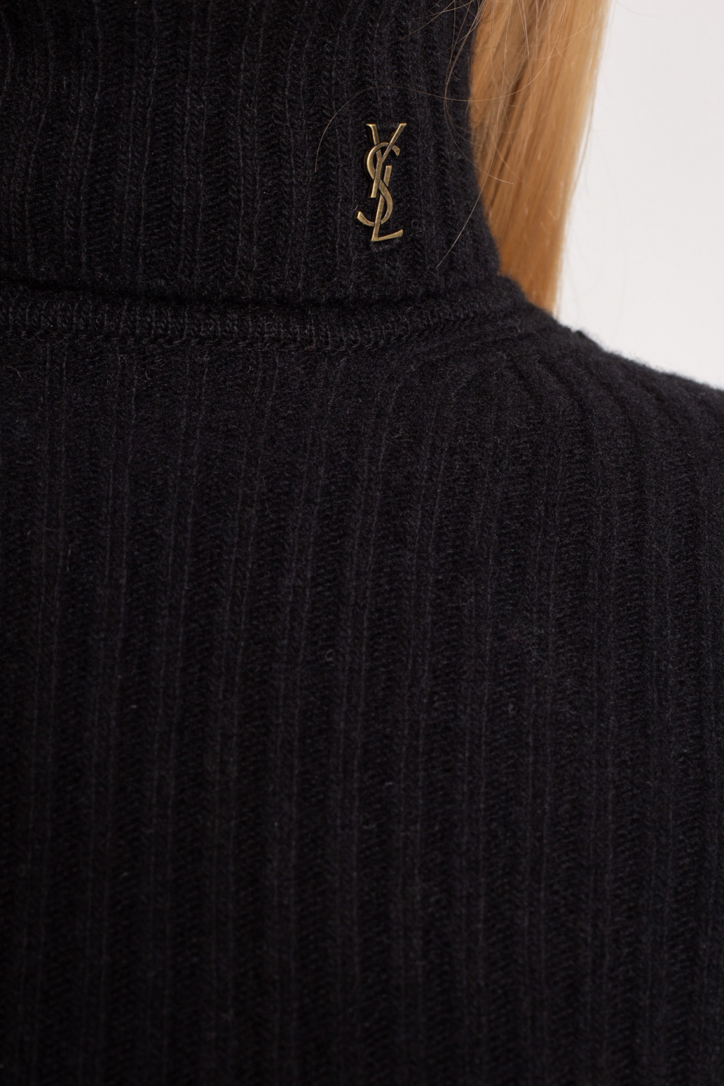 IetpShops GB - Black Knitted turtleneck sweater Saint Laurent